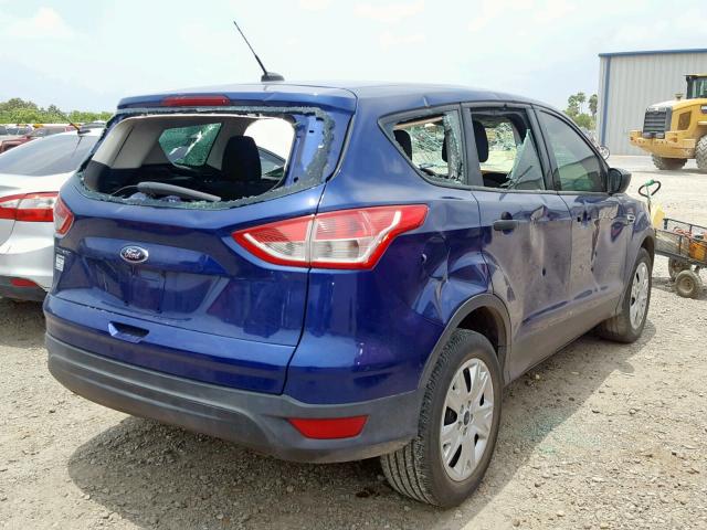 1FMCU0F76DUD17510 - 2013 FORD ESCAPE S BLUE photo 4