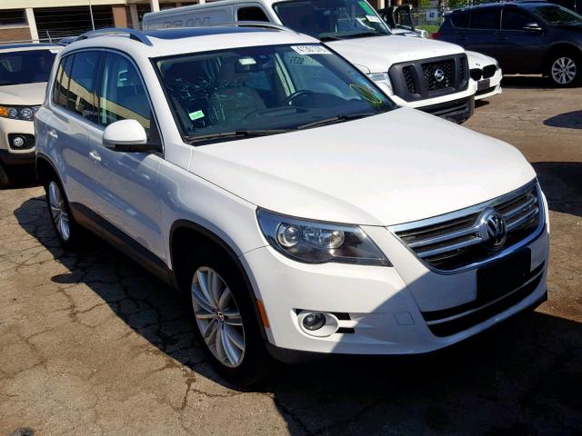 WVGBV7AX0AW525228 - 2010 VOLKSWAGEN TIGUAN SE WHITE photo 1