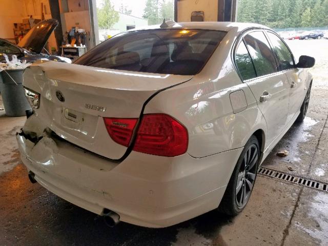 WBAPL3C51AA408319 - 2010 BMW 335 XI WHITE photo 4