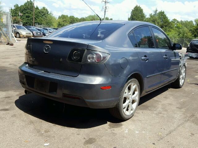 JM1BK32G391203552 - 2009 MAZDA 3 I GRAY photo 4