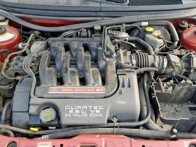 1FAFP68G7XK163940 - 1999 FORD CONTOUR SV RED photo 7