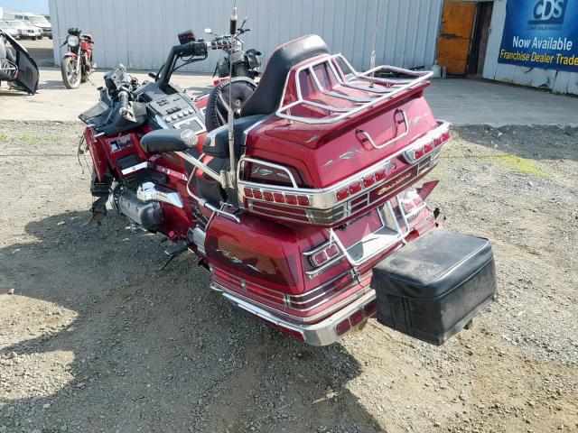 1HFSC2246WA000301 - 1998 HONDA GL1500 SE RED photo 3