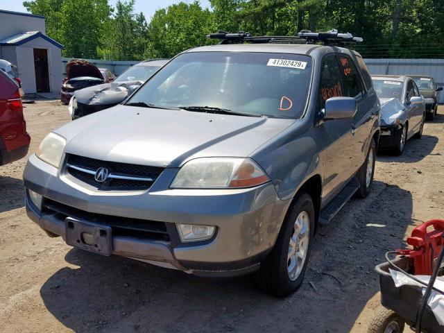 2HNYD18622H511370 - 2002 ACURA MDX TOURIN SILVER photo 2