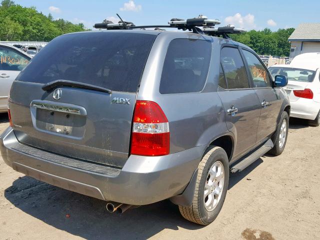 2HNYD18622H511370 - 2002 ACURA MDX TOURIN SILVER photo 4