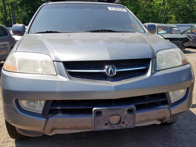 2HNYD18622H511370 - 2002 ACURA MDX TOURIN SILVER photo 9