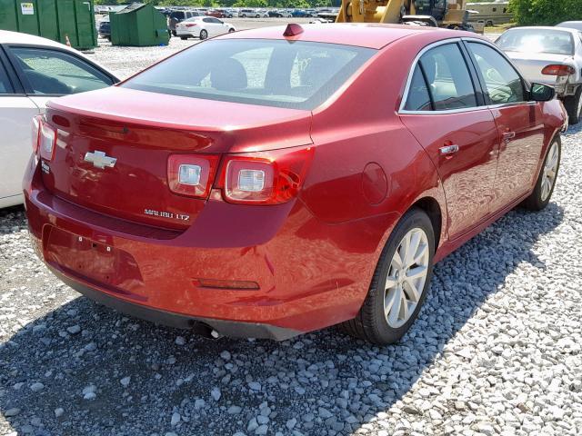 1G11H5SA3DF231857 - 2013 CHEVROLET MALIBU LTZ წითელი ფოტო 4