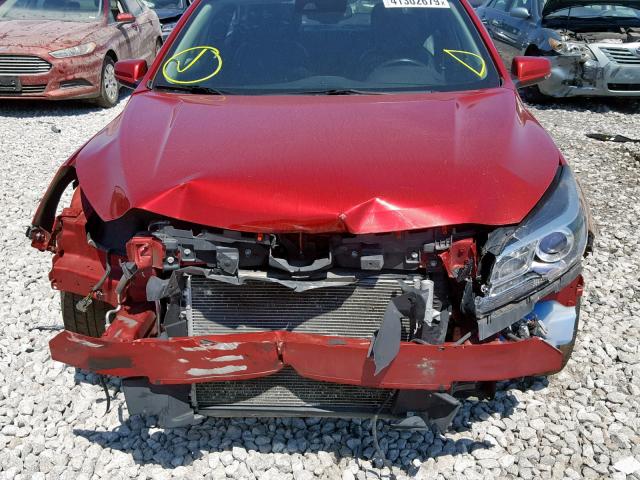 1G11H5SA3DF231857 - 2013 CHEVROLET MALIBU LTZ წითელი ფოტო 9