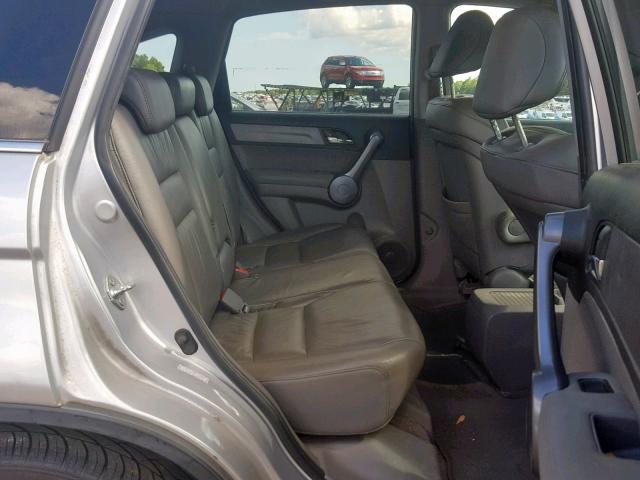 5J6RE38789L022989 - 2009 HONDA CR-V EXL SILVER photo 6