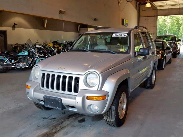 1J4GL58K53W672821 - 2003 JEEP LIBERTY LI SILVER photo 2