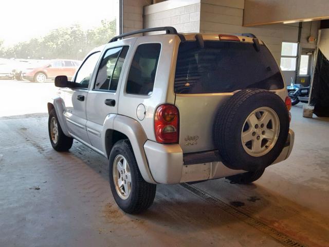 1J4GL58K53W672821 - 2003 JEEP LIBERTY LI SILVER photo 3