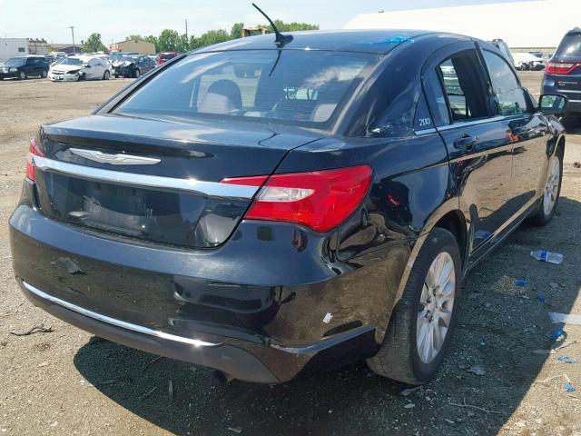 1C3CCBAB6EN212674 - 2014 CHRYSLER 200 LX BLACK photo 4