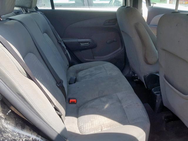 1G1JB5SH7H4126898 - 2017 CHEVROLET SONIC LS BLACK photo 6