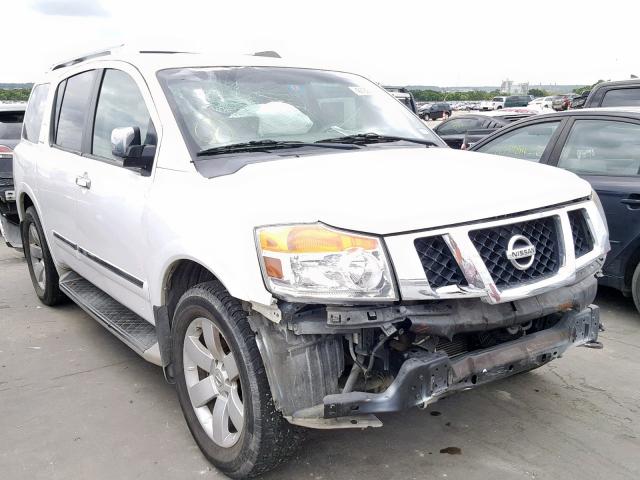 5N1BA0NDXAN620212 - 2010 NISSAN ARMADA SE WHITE photo 1