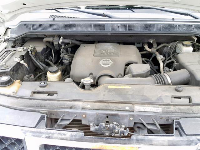 5N1BA0NDXAN620212 - 2010 NISSAN ARMADA SE WHITE photo 7