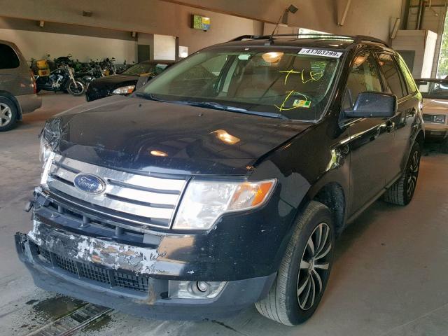 2FMDK48CX8BA11692 - 2008 FORD EDGE SEL BLACK photo 2