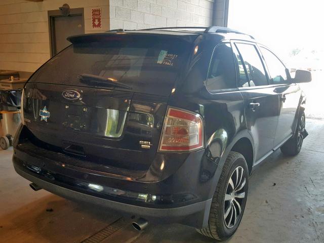 2FMDK48CX8BA11692 - 2008 FORD EDGE SEL BLACK photo 4