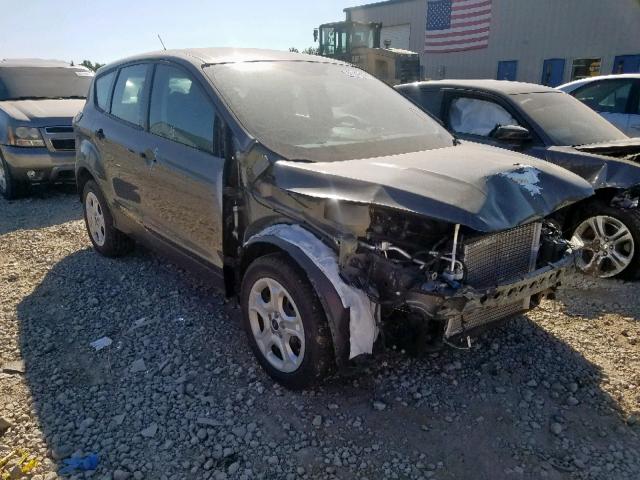 1FMCU0F74HUE90478 - 2017 FORD ESCAPE S GRAY photo 1