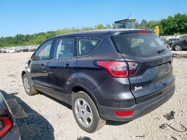 1FMCU0F74HUE90478 - 2017 FORD ESCAPE S GRAY photo 3