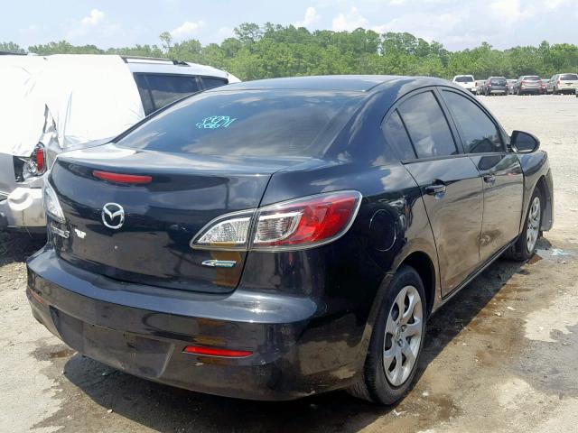 JM1BL1U72D1715696 - 2013 MAZDA 3 I BLACK photo 4