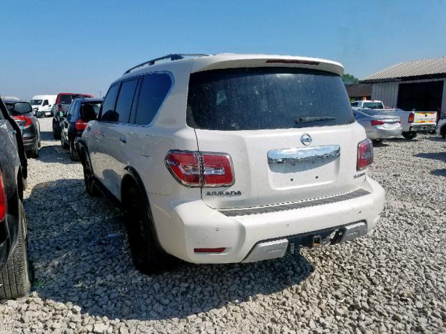 JN8AY2NF2H9304934 - 2017 NISSAN ARMADA PLA WHITE photo 3