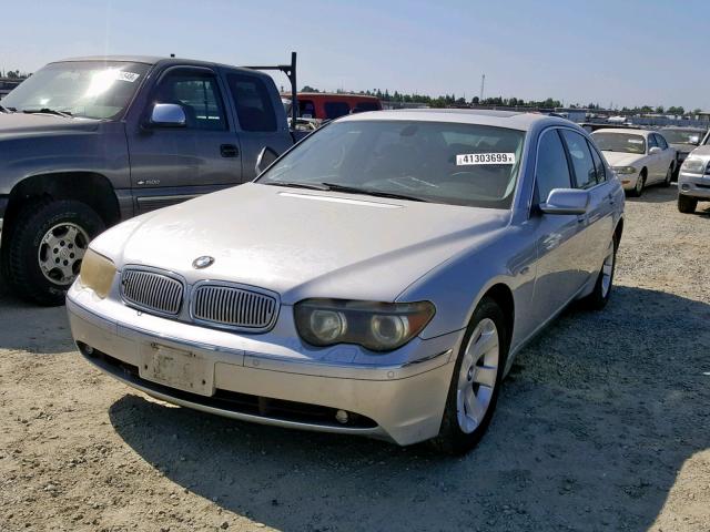 WBAGN63432DR05925 - 2002 BMW 745 LI SILVER photo 2