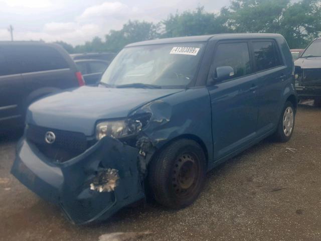 JTLKE50E081005860 - 2008 TOYOTA SCION XB 青色 照片 2