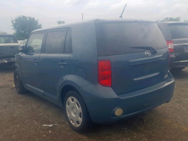 JTLKE50E081005860 - 2008 TOYOTA SCION XB 青色 照片 3