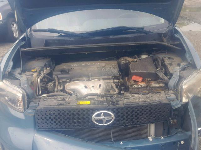 JTLKE50E081005860 - 2008 TOYOTA SCION XB 青色 照片 7