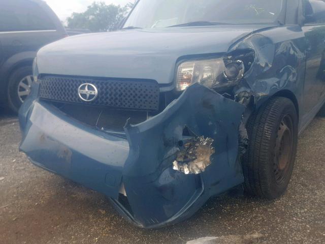 JTLKE50E081005860 - 2008 TOYOTA SCION XB 青色 照片 9