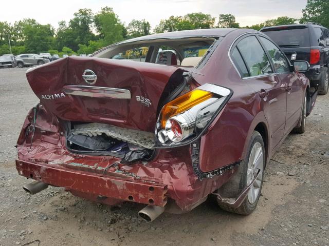 1N4BL2AP5CC165722 - 2012 NISSAN ALTIMA SR RED photo 4