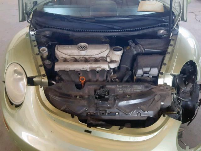 3VWPW31C19M513112 - 2009 VOLKSWAGEN NEW BEETLE მწვანე ფოტო 7