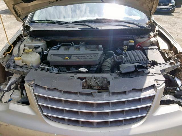 1C3LC46K67N624911 - 2007 CHRYSLER SEBRING GOLD photo 7