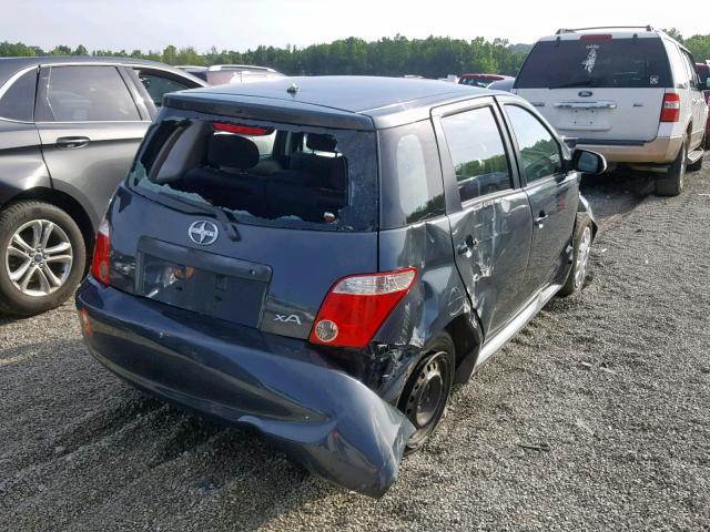 JTKKT624565020980 - 2006 TOYOTA SCION XA GRAY photo 4