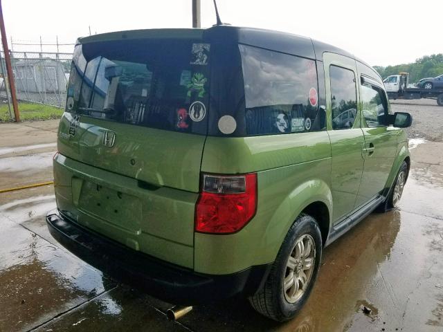 5J6YH28736L021208 - 2006 HONDA ELEMENT EX GREEN photo 4