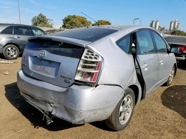 JTDKB20U793521889 - 2009 TOYOTA PRIUS SILVER photo 4