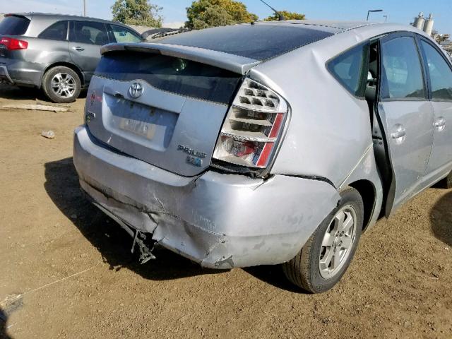 JTDKB20U793521889 - 2009 TOYOTA PRIUS SILVER photo 9