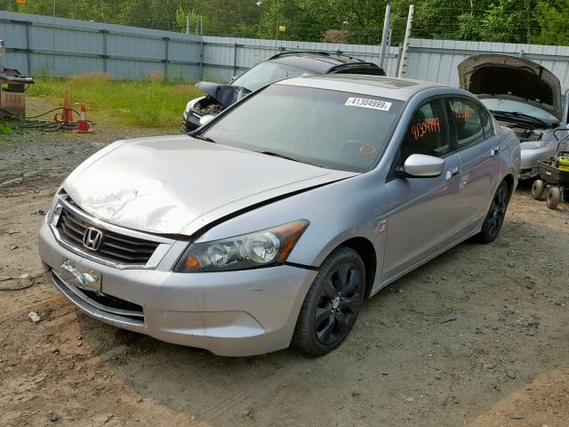 1HGCP25818A023748 - 2008 HONDA ACCORD EXL SILVER photo 2