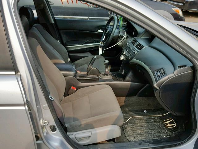 1HGCP25818A023748 - 2008 HONDA ACCORD EXL SILVER photo 5