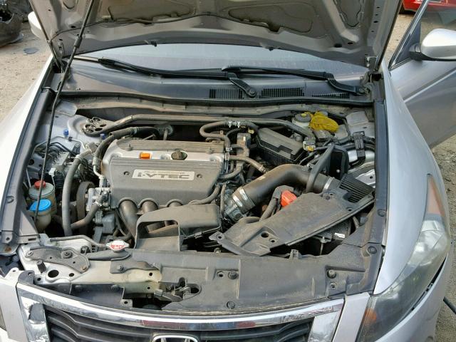 1HGCP25818A023748 - 2008 HONDA ACCORD EXL SILVER photo 7