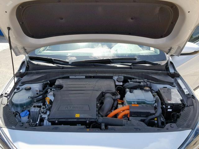 KMHC85LC4HU023953 - 2017 HYUNDAI IONIQ LIMI SILVER photo 7