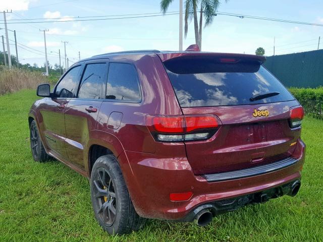 1C4RJFDJXFC681592 - 2015 JEEP GRAND CHER RED photo 3