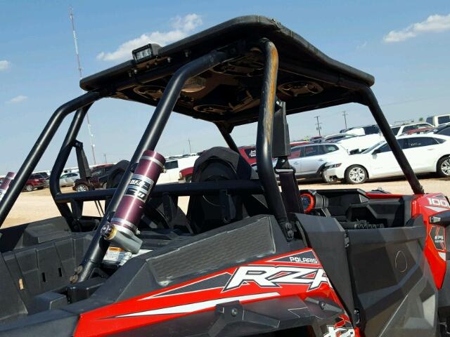 4XAVDE99XFB948953 - 2015 POLARIS RZR XP 100 RED photo 9