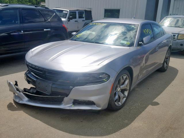 2C3CDXHG7GH241639 - 2016 DODGE CHARGER SX GRAY photo 2