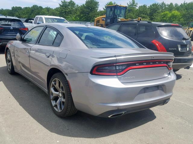 2C3CDXHG7GH241639 - 2016 DODGE CHARGER SX GRAY photo 3