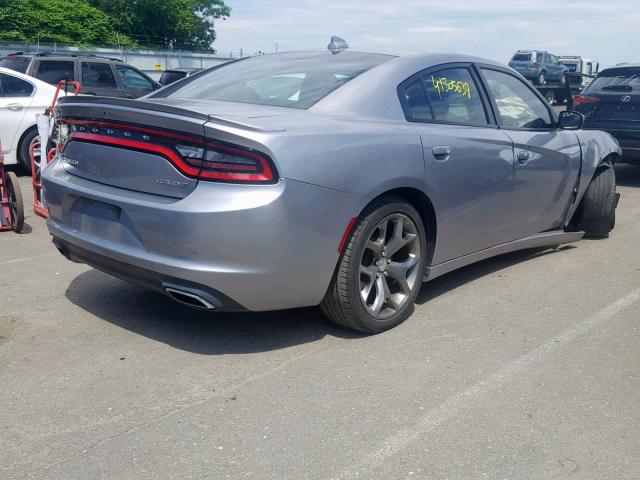 2C3CDXHG7GH241639 - 2016 DODGE CHARGER SX GRAY photo 4