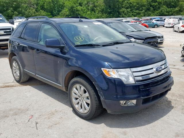 2FMDK38C08BA42184 - 2008 FORD EDGE SEL BLACK photo 1