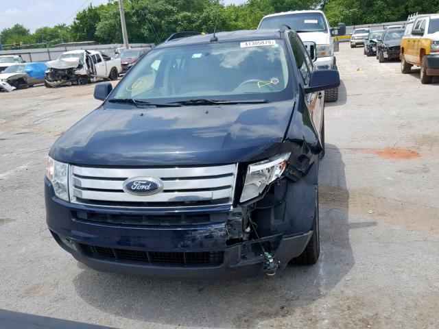 2FMDK38C08BA42184 - 2008 FORD EDGE SEL BLACK photo 9