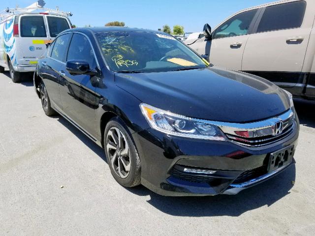 1HGCR2F80GA016667 - 2016 HONDA ACCORD EXL BLACK photo 1