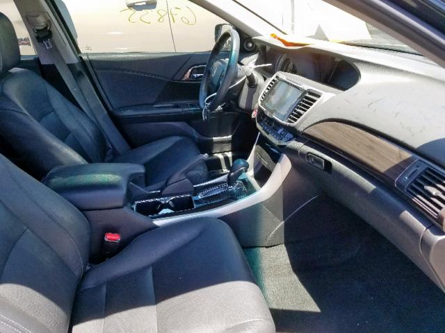 1HGCR2F80GA016667 - 2016 HONDA ACCORD EXL BLACK photo 5