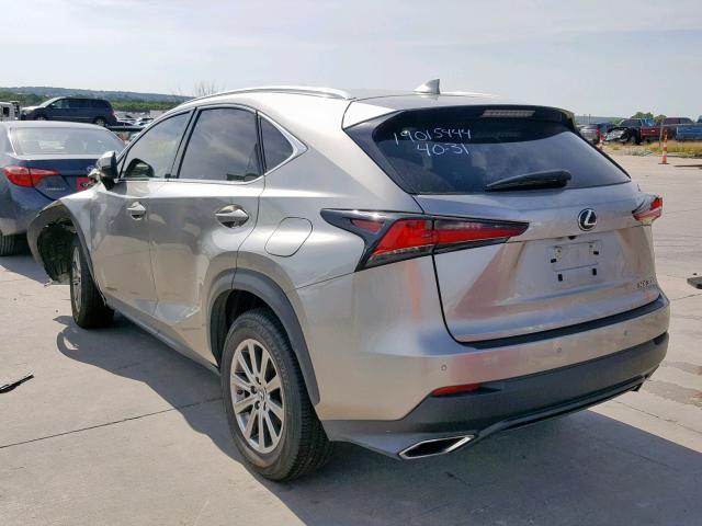 JTJYARBZ9J2086914 - 2018 LEXUS NX 300 SILVER photo 3